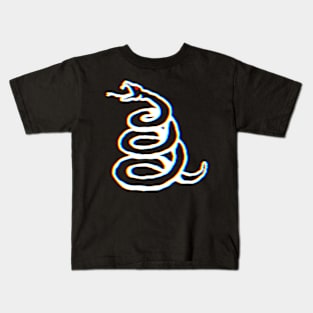 Snake-Don't Tread on Me-Glitch Kids T-Shirt